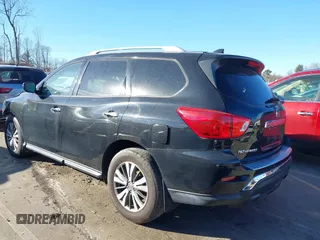 2020 Nissan Pathfinder S with VIN 5N1DR2AN0LC647977, listed as a IAAI auction lot 41442581 with 27,202 mi miles. Bid and sale history available at carsss.com. Image 3.