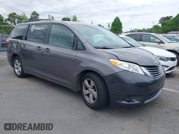 2015 Toyota Sienna LE AAS with VIN 5TDKK3DC5FS610247, listed as a IAAI auction lot 42033460 with 260,962 mi miles and . Bid and sale history available at DreamBid. Image 1.