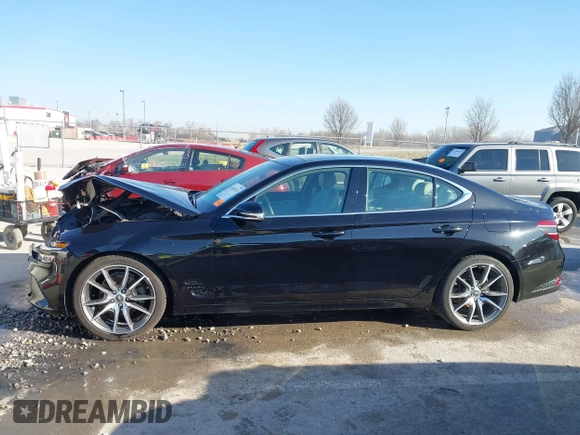 2022 Genesis G70 2.0T z VIN KMTG34TA0NU098580, wystawiony jako IAAI lot #41763511 z przebiegiem 87 816 mil mil oraz . Historia ofert i sprzedaży dostępna na DreamBid. Obrazek 14.
