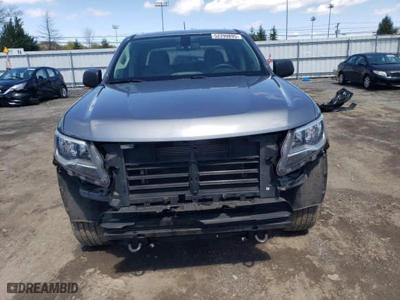 2021 Chevrolet Colorado 4WD Work Truck with VIN 1GCGTBEN4M1118526, listed as a Copart auction lot 52299895 with 70,015 mi miles and Salvage Title. Bid and sale history available at carsss.com. Image 5.