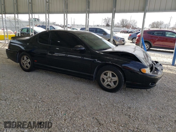 2004 Chevrolet Monte Carlo SS with VIN 2G1WX12K449316368, listed as a Copart auction lot 49413425 with 166,244 mi miles and Salvage Title. Bid and sale history available at carsss.com. Image 4.