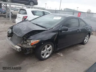 2008 Honda Civic Cpe EX with VIN 2HGFG12848H515557, listed as a IAAI auction lot 41893587 with 158,682 mi miles. Bid and sale history available at carsss.com. Image 2.