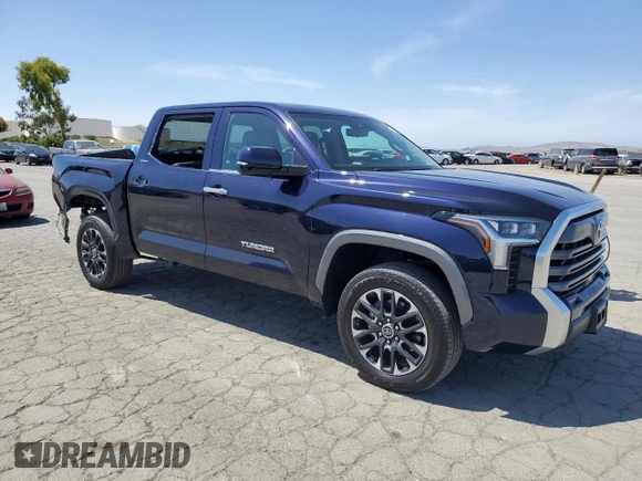 2024 Toyota Tundra Limited with VIN 5TFJA5DB0RX202674, listed as a Copart auction lot 57321805 with 34,317 mi miles and Salvage title. Bid and sale history available at DreamBid. Image 4.