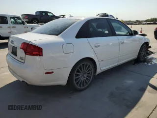 2007 Audi A4 2.0T with VIN WAUBF78E37A022592, listed as a Copart auction lot 75480544 with 122,605 mi miles and Salvage Title. Bid and sale history available at carsss.com. Image 3.