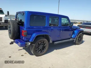 2020 Jeep Wrangler Unlimited Sahara Altitude z VIN 1C4HJXEG0LW324758, wystawiony jako Copart lot #74477894 z przebiegiem 38 291 mil mil oraz Szkoda całkowita • Salvage title. Historia ofert i sprzedaży dostępna na DreamBid. Obrazek 3.