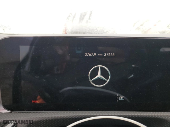 2022 Mercedes-Benz CLA with VIN W1K5J4GB2NN295300, listed as a Copart auction lot 50547835 with 37,665 mi miles and Salvage Title. Bid and sale history available at carsss.com. Image 9.