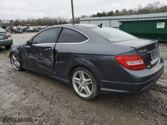 2013 Mercedes-Benz C-Class C 250 with VIN WDDGJ4HB5DG061341, listed as a Copart auction lot 89292125 with 116,843 mi miles and Salvage Title. Bid and sale history available at carsss.com. Image 2.