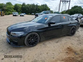 2017 BMW 5 Series 540i with VIN WBAJE5C39HWA92176, listed as a Copart auction lot 60291345 with 68,125 mi miles and Salvage title. Bid and sale history available at DreamBid. Image 1.