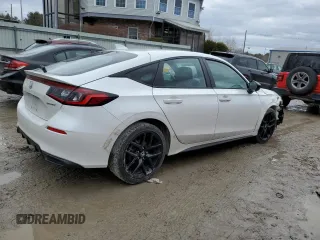 2023 Honda Civic Sport with VIN 19XFL2H86PE020441, listed as a Copart auction lot 47939545 with 69,664 mi miles and Salvage Title. Bid and sale history available at DreamBid. Image 3.