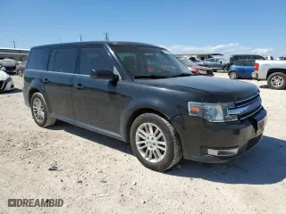 2014 Ford Flex SEL with VIN 2FMGK5C86EBD04247, listed as a Copart auction lot 48914575 with 137,775 mi miles and Salvage Title. Bid and sale history available at carsss.com. Image 4.