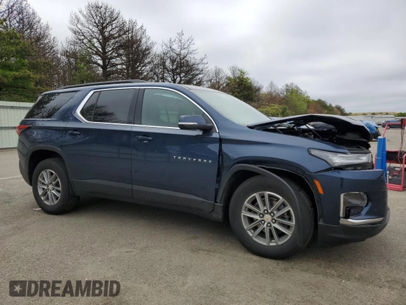 2023 Chevrolet Traverse LT Leather with VIN 1GNEVHKW1PJ171195, listed as a Copart auction lot 54646634 with 21,222 mi miles. Bid and sale history available at carsss.com. Image 4.