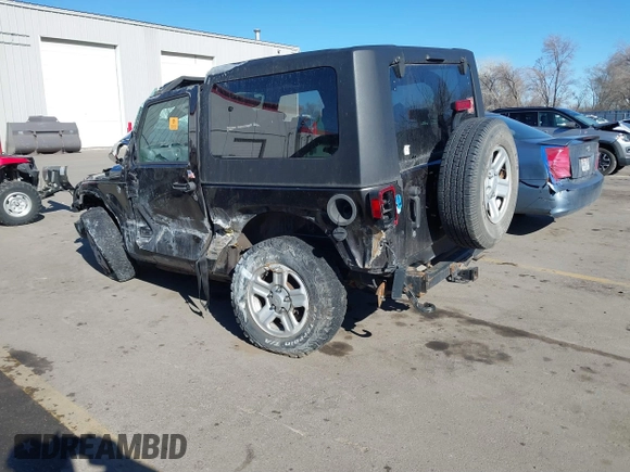2013 Jeep Wrangler Sport with VIN 1C4AJWAG0DL645039, listed as a IAAI auction lot 41847808 with Not provided miles and . Bid and sale history available at DreamBid. Image 3.