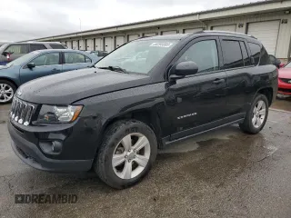 2017 Jeep Compass Sport SE with VIN 1C4NJDBB7HD173530, listed as a Copart auction lot 55295085 with 112,391 mi miles and Salvage title. Bid and sale history available at DreamBid. Image 1.