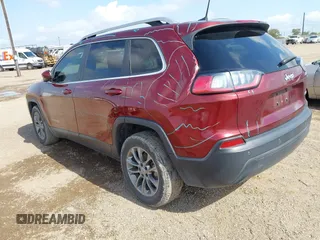 2019 Jeep Cherokee Latitude Plus with VIN 1C4PJLLBXKD444248, listed as a IAAI auction lot 42383148 with 114,532 mi miles and . Bid and sale history available at DreamBid. Image 3.