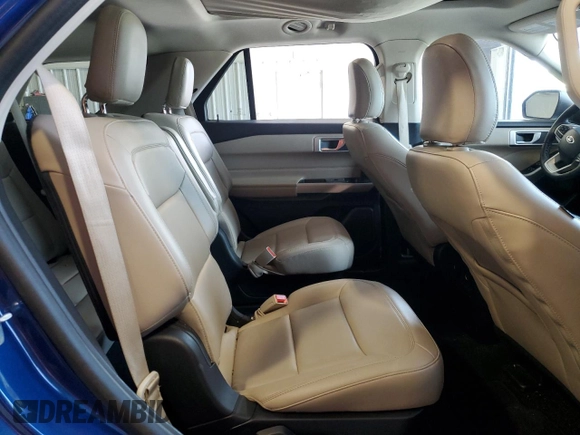 2022 Ford Explorer XLT with VIN 1FMSK7DHXNGC09512, listed as a Copart auction lot 53540175 with 32,614 mi miles and Salvage title. Bid and sale history available at DreamBid. Image 11.