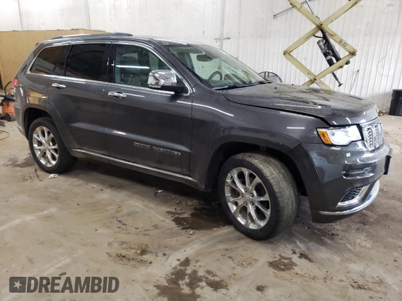 2019 Jeep Grand Cherokee Summit with VIN 1C4RJFJG9KC841268, listed as a Copart auction lot 81708494 with 29,212 mi miles and Salvage title. Bid and sale history available at DreamBid. Image 4.