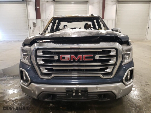 2019 GMC Sierra 1500 SLT with VIN 3GTU9DED9KG198098, listed as a Copart auction lot 45644995 with 0 mi miles and Salvage Title. Bid and sale history available at carsss.com. Image 5.