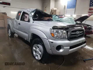 2010 Toyota Tacoma with VIN 5TEUX4EN2AZ714643, listed as a Copart auction lot 45962485 with 0 mi miles and Salvage Title. Bid and sale history available at carsss.com. Image 4.