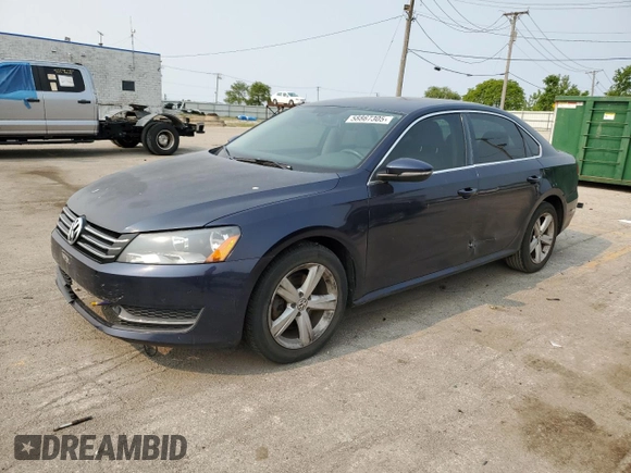 2012 Volkswagen Passat SE z VIN 1VWBH7A35CC048712, wystawiony jako Copart lot #58867305 z przebiegiem 162 954 mil mil oraz Czysty tytuł • Clean title. Historia ofert i sprzedaży dostępna na DreamBid. Obrazek 1.