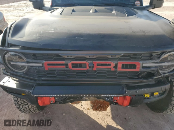 2022 Ford Bronco Raptor with VIN 1FMEE5JR2NLA51034, listed as a Copart auction lot 89326565 with 33,944 mi miles and Salvage Title. Bid and sale history available at carsss.com. Image 13.