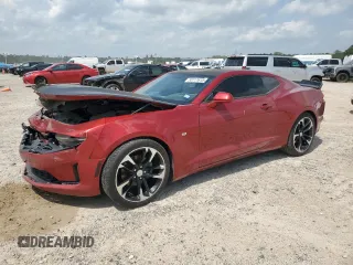 2020 Chevrolet Camaro 1LT with VIN 1G1FB1RX4L0114302, listed as a Copart auction lot 55111615 with 104,657 mi miles and Salvage title. Bid and sale history available at DreamBid. Image 1.
