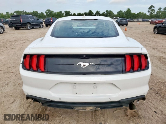 2022 Ford Mustang EcoBoost with VIN 1FA6P8TH6N5100254, listed as a Copart auction lot 64054365 with 75,098 mi miles and Salvage title. Bid and sale history available at DreamBid. Image 7.