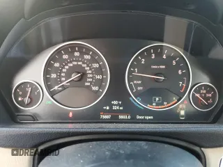 2016 BMW 3 Series 320i xDrive with VIN WBA8E5G59GNU19350, listed as a Copart auction lot 77673294 with 75,697 mi miles and Salvage Title. Bid and sale history available at carsss.com. Image 9.