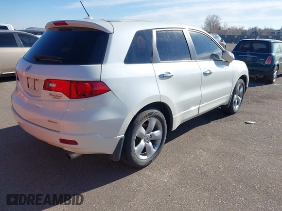 2008 Acura RDX with VIN 5J8TB18288A004260, listed as a IAAI auction lot 41589275 with 1 mi miles. Bid and sale history available at carsss.com. Image 4.