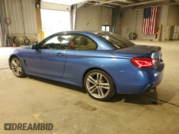 2019 BMW 4 Series 430i xDrive with VIN WBA4Z3C51KEF31360, listed as a Copart auction lot 52500085 with 55,753 mi miles and Salvage title. Bid and sale history available at DreamBid. Image 2.