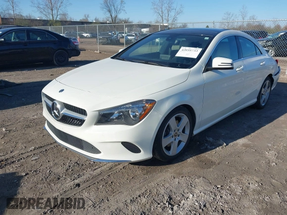 2018 Mercedes-Benz CLA 250 with VIN WDDSJ4GB8JN614616, listed as a IAAI auction lot 42059733 with 69,069 mi miles and . Bid and sale history available at DreamBid. Image 17.