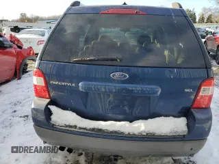 2007 Ford Freestyle SEL with VIN 1FMDK021X7GA26068, listed as a Copart auction lot 89327635 with 142,866 mi miles and Salvage Title. Bid and sale history available at carsss.com. Image 6.