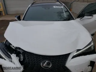 2024 Lexus UX with VIN JTHB9JBH4R2079566, listed as a Copart auction lot 45764985 with 12,924 mi miles and Salvage Title. Bid and sale history available at carsss.com. Image 14.
