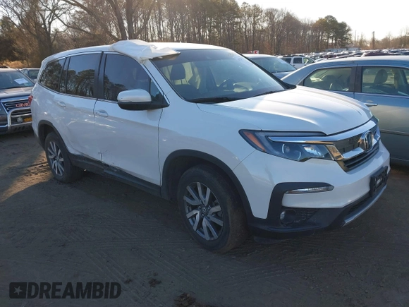 2022 Honda Pilot EX-L with VIN 5FNYF6H54NB084899, listed as a IAAI auction lot 41524725 with 35,827 mi miles and . Bid and sale history available at DreamBid. Image 1.