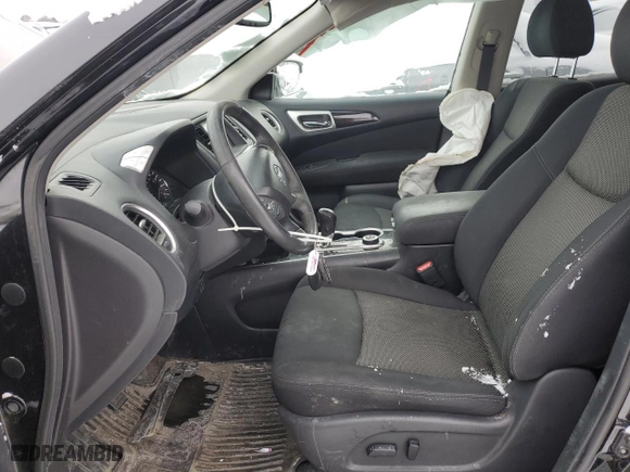 2017 Nissan Pathfinder S with VIN 5N1DR2MMXHC655210, listed as a Copart auction lot 88982415 with 190771 miles and Clean Title. Bid and sale history available at carsss.com. Image 7.
