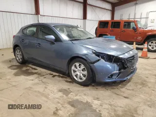 2015 Mazda 3 i Sport with VIN 3MZBM1K74FM148359, listed as a Copart auction lot 50294705 with 50,830 mi miles and Salvage Title. Bid and sale history available at DreamBid. Image 4.