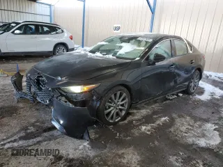 2019 Mazda 3 Premium with VIN 3MZBPAEM4KM105014, listed as a Copart auction lot 42347835 with 46,813 mi miles and Salvage Title. Bid and sale history available at DreamBid. Image 1.