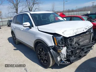 2021 Kia Telluride SX with VIN 5XYP5DHC9MG164398, listed as a IAAI auction lot 41720116 with 77,636 mi miles. Bid and sale history available at carsss.com. Image 1.