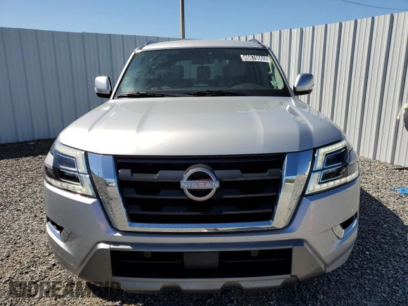 2021 Nissan Armada SV with VIN JN8AY2AC4M9146554, listed as a Copart auction lot 46676665 with 78,093 mi miles and Clean Title. Bid and sale history available at carsss.com. Image 5.