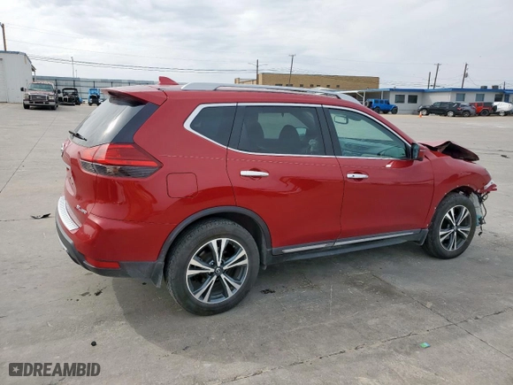 2017 Nissan Rogue SL with VIN 5N1AT2MV8HC843723, listed as a Copart auction lot 48320125 with 91,864 mi miles and Salvage Title. Bid and sale history available at carsss.com. Image 3.