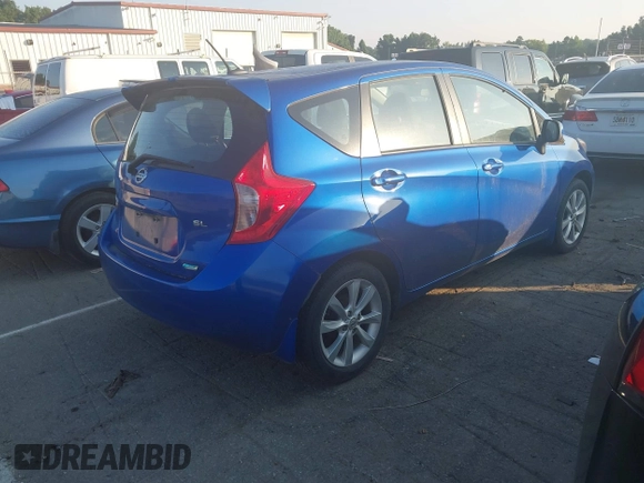 2014 Nissan Note S with VIN 3N1CE2CP3EL356491, listed as a IAAI auction lot 42628539 with 87,385 mi miles and . Bid and sale history available at DreamBid. Image 4.