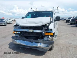 2021 Chevrolet Express Cargo with VIN 1GCWGAFP5M1258210, listed as a IAAI auction lot 42378121 with 50,438 mi miles and . Bid and sale history available at DreamBid. Image 6.