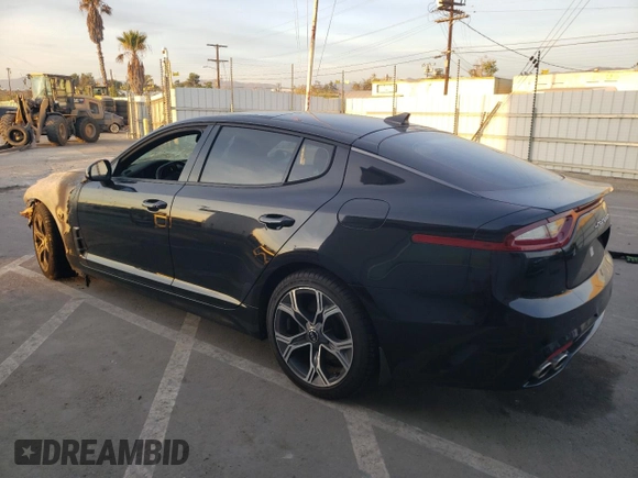 2020 Kia Stinger GT-Line with VIN KNAE15LA5L6076963, listed as a Copart auction lot 79662304 with Not Provided miles and Non Repairable. Bid and sale history available at DreamBid. Image 2.