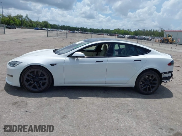 2021 Tesla Model S Plaid с VIN 5YJSA1E67MF436814, выставлен на аукционе IAAI как лот 42499058 с пробегом 21 401 миль миль и . История ставок и продаж доступна на DreamBid. Изображение 15.