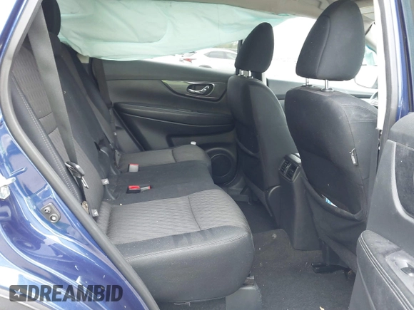 2017 Nissan Rogue SL with VIN 5N1AT2MV9HC874091, listed as a IAAI auction lot 41918485 with 142,185 mi miles. Bid and sale history available at carsss.com. Image 8.