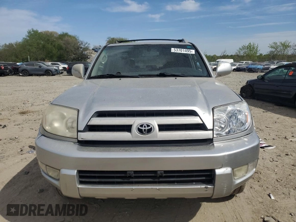 2004 Toyota 4Runner SR5 with VIN JTEBU14R148021227, listed as a Copart auction lot 53701495 with 309,122 mi miles and Salvage Title. Bid and sale history available at DreamBid. Image 5.