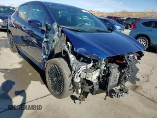 2023 Nissan LEAF SV Plus with VIN 1N4CZ1CV7PC561374, listed as a Copart auction lot 47623055 with 10,572 mi miles and Salvage Title. Bid and sale history available at DreamBid. Image 14.