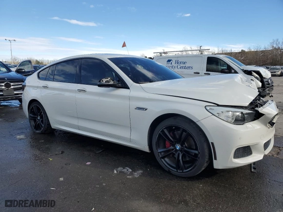 2015 BMW 5 Series Gran Turismo 535i xDrive with VIN WBA5M4C5XFD184080, listed as a Copart auction lot 81336164 with 104,167 mi miles and Salvage Title. Bid and sale history available at carsss.com. Image 4.