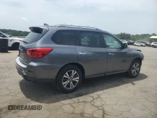 2020 Nissan Pathfinder S with VIN 5N1DR2AM6LC647098, listed as a Copart auction lot 57302505 with 51,325 mi miles and Salvage title. Bid and sale history available at DreamBid. Image 3.