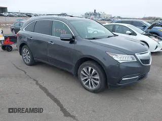 2014 Acura MDX Technology z VIN 5FRYD4H43EB505432, wystawiony jako IAAI lot #41935434 z przebiegiem 203 623 mil mil oraz . Historia ofert i sprzedaży dostępna na DreamBid. Obrazek 1.