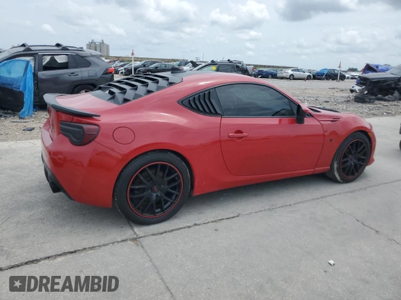 2017 Toyota 86 with VIN JF1ZNAA19H8706103, listed as a Copart auction lot 54619885 with Not provided miles and Salvage title. Bid and sale history available at DreamBid. Image 3.